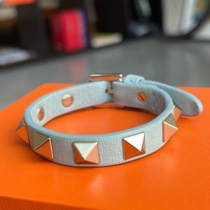 Valentino Rockstud Leather Bracelet